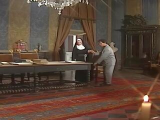 Franska nuns blir körd i den röv upscaled till 4k: smutsiga film 9c
