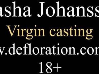 Masha Johansson Virgin’s First Casting on Camera: sex movie ae