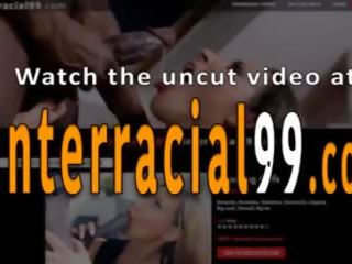 Interracial Threeway MILF, Free Interracial Youtube HD sex clip
