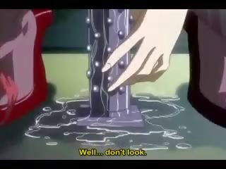 Heet wellustig anime schoolmeisje geneukt door de anus